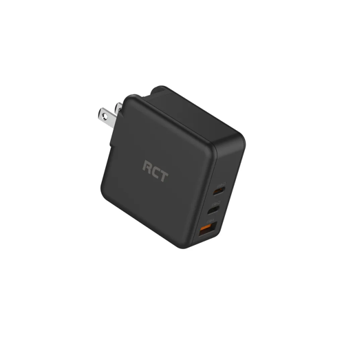 RCT 65W Charging Travel Adaptor (EU+UK+SA) Plug and Cable